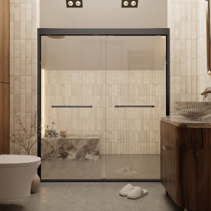 60″W x 70″H Matte Black