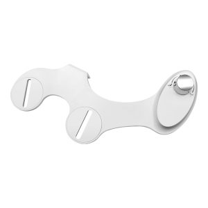 Los Flexi Non-Electric Bidet Attachment for Toilet with Dual Nozzles, Adjustable Water Pressure, Rear & Feminine Wash, Fits Most Elongated and Round Toilets, Chrome Control Knob