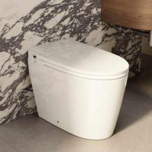 17" White With Bidet