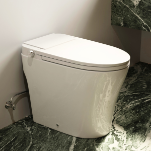 19" White With Bidet