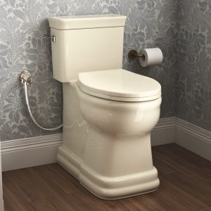 Los Flexi K 19″ Classic Retro One Piece Tall Toilet Glossy Bone