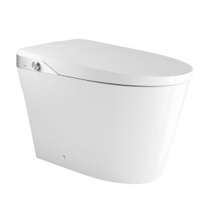 Los Flexi 932 Smart Toilet With Bidet, 17" ADA Chair Height, Full-Area Seat Sensor, Foam Shield, Built-In Tank, Detachable Nozzle, Auto Lid & Foot Sensor, Warm Water Wash Mode, Warm Dryer & Heated Seat, Remote